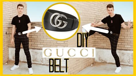 how to make a diy gucci belt|how to adjust gucci belt.